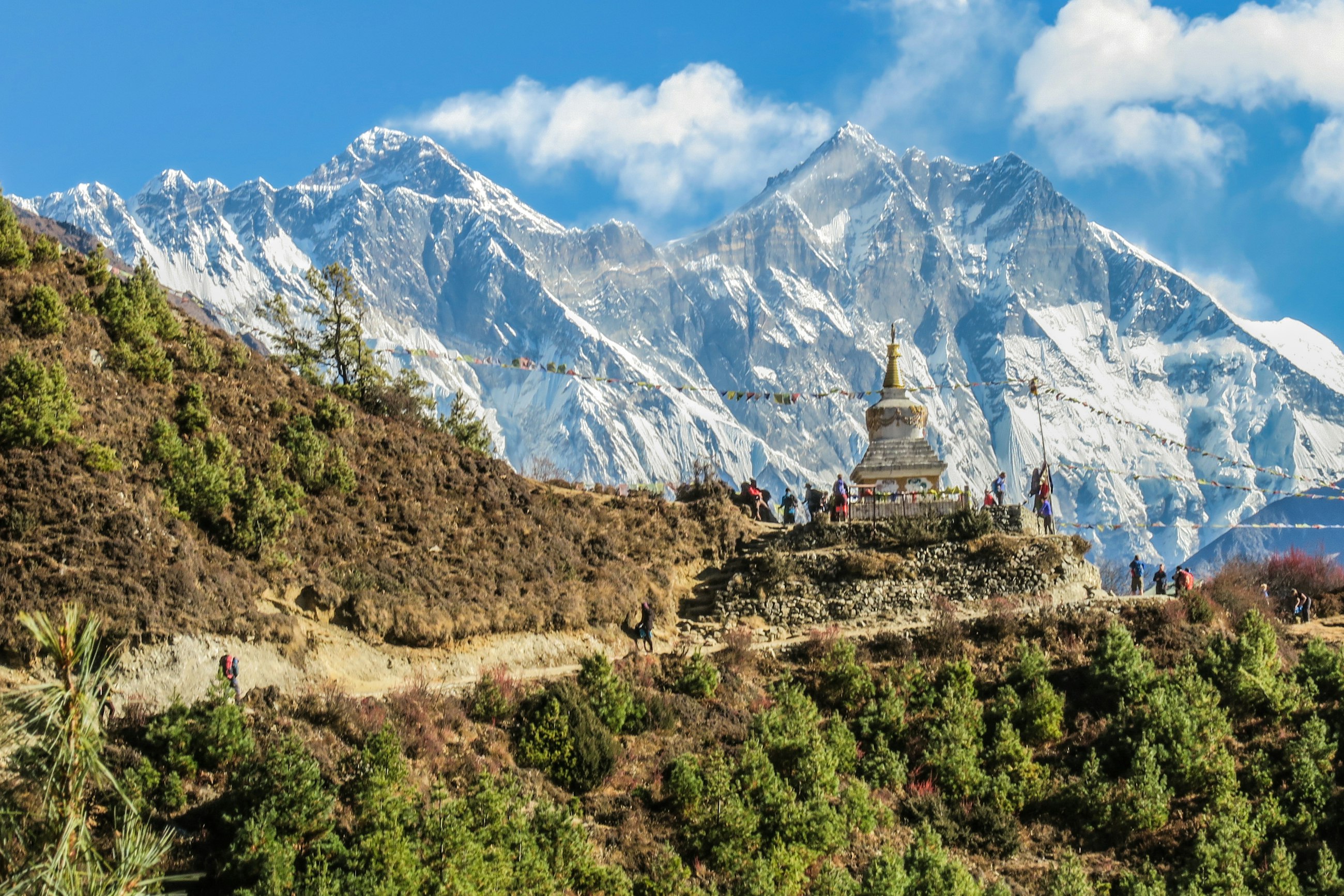 Everest region mountains in Nepal